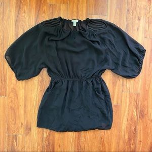 Trinity Silk Black Dress